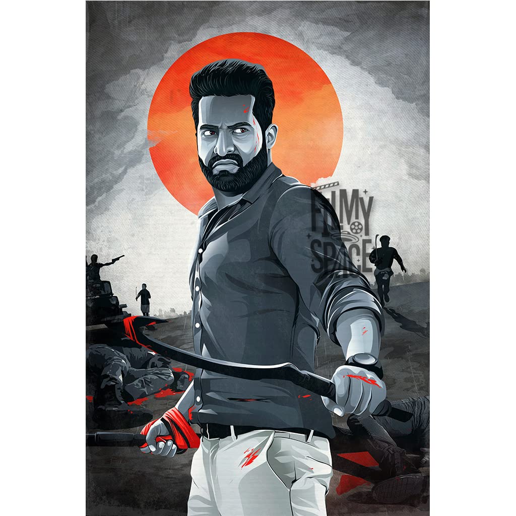 Glossy Jr NTR POSTER A3 Size QUALITY 300 GSM