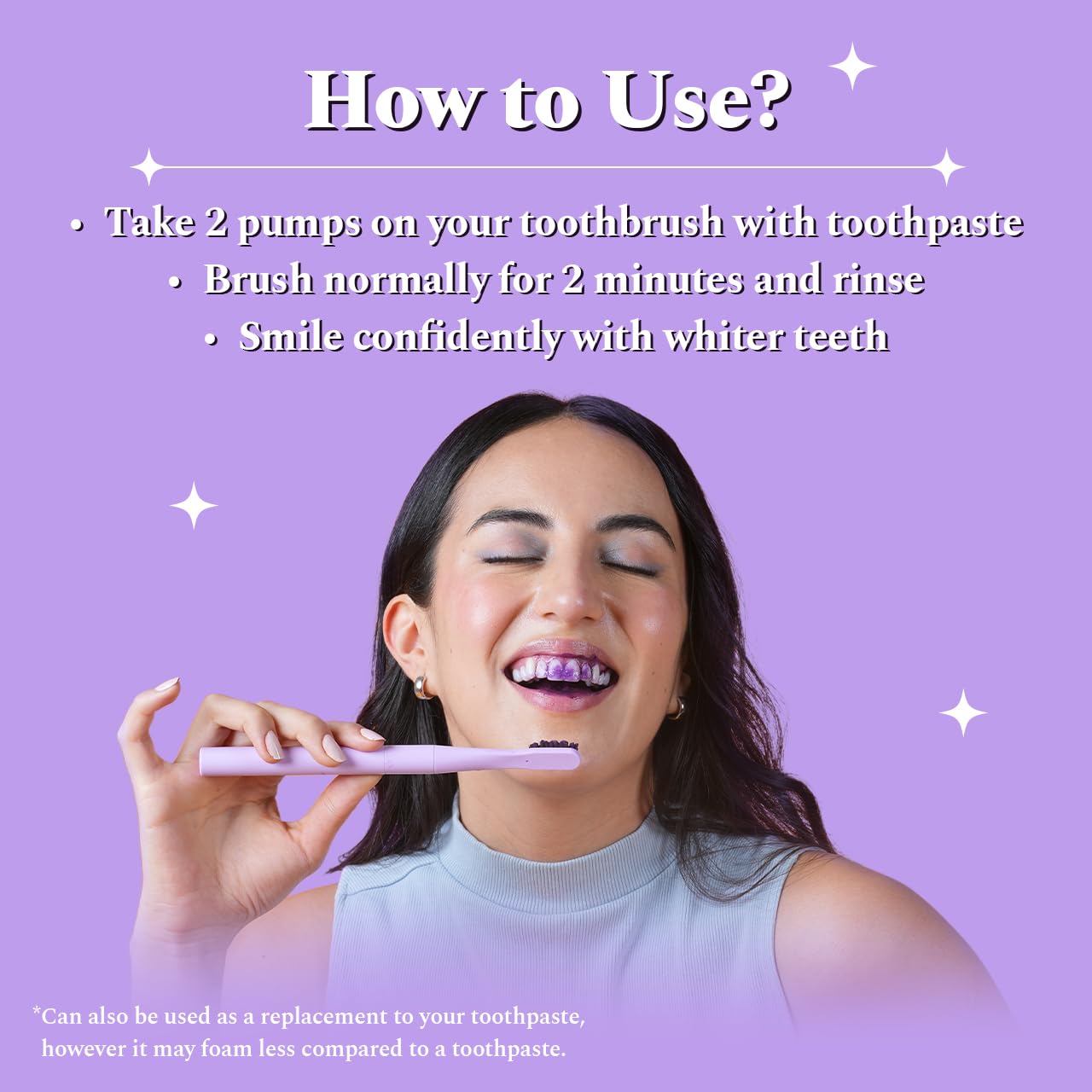 Perfora Teeth Whitening Mini Combo | Purple Serum & Dream White Toothpaste | SLS & Fluroide Free Tooth paste | N-Ha For Teeth Remineralisation | Enamel Safe & Effective Teeth Whitener Solution