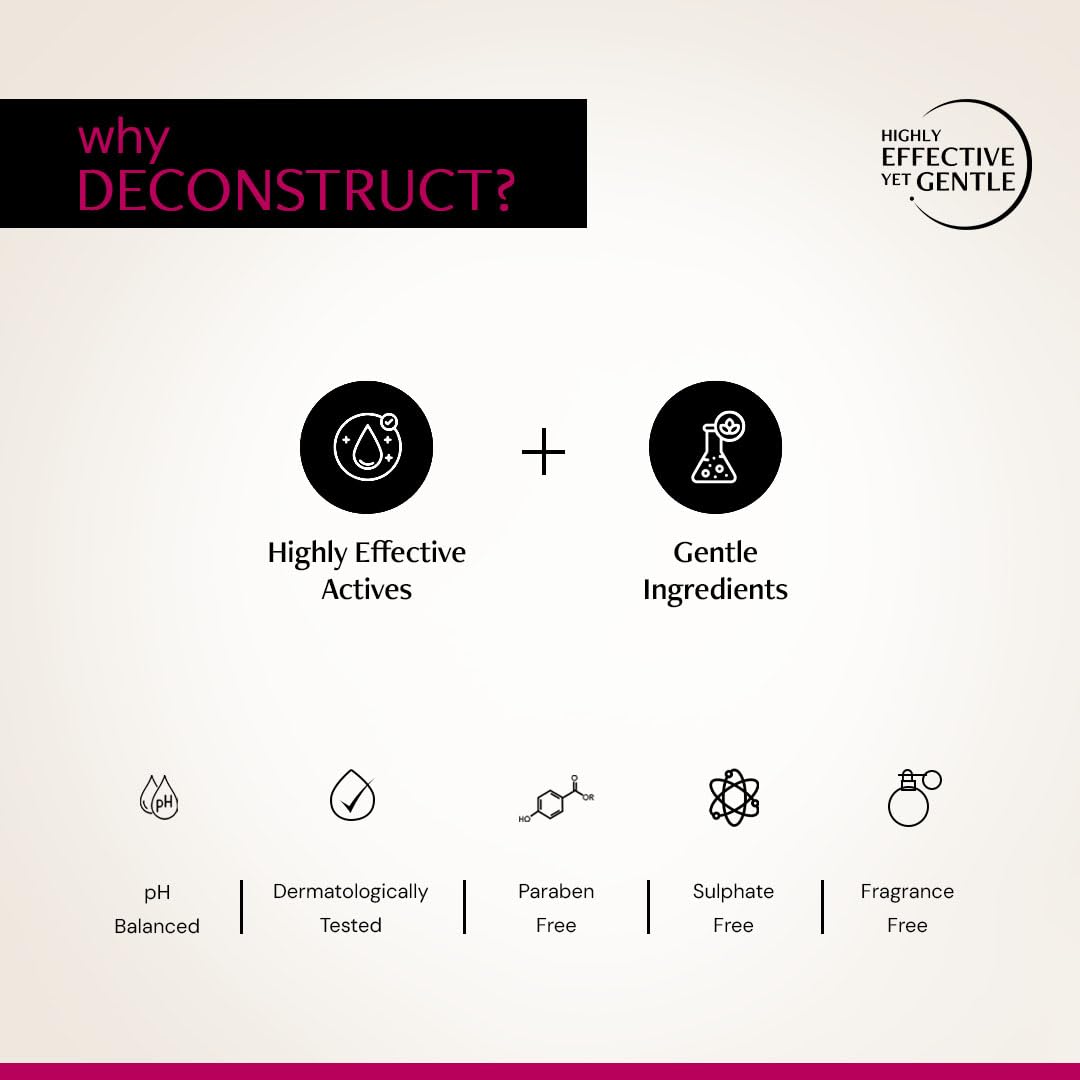 Deconstruct Brightening Tinted Lip balm for Dark Lips | SPF 50 | Brightens Dark Lips & Moisturizes | For Women & Men daily (4.2g)