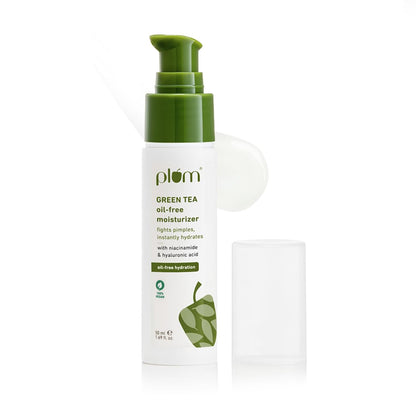 Plum Green Tea Oil-Free Face Moisturizer | With Niacinamide & Hyaluronic Acid | Fights Pimples & Hydrates | 50ml