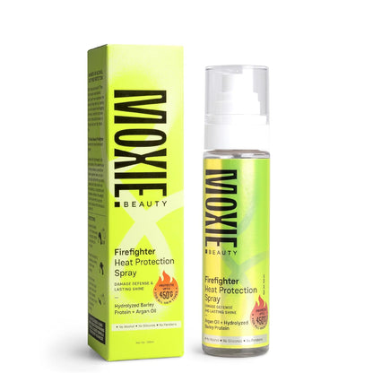 Moxie Beauty Firefighter Heat Protection Spray | Argan & Olive Oil Shield for Hair | Protects Up to 450 °F | 100ml