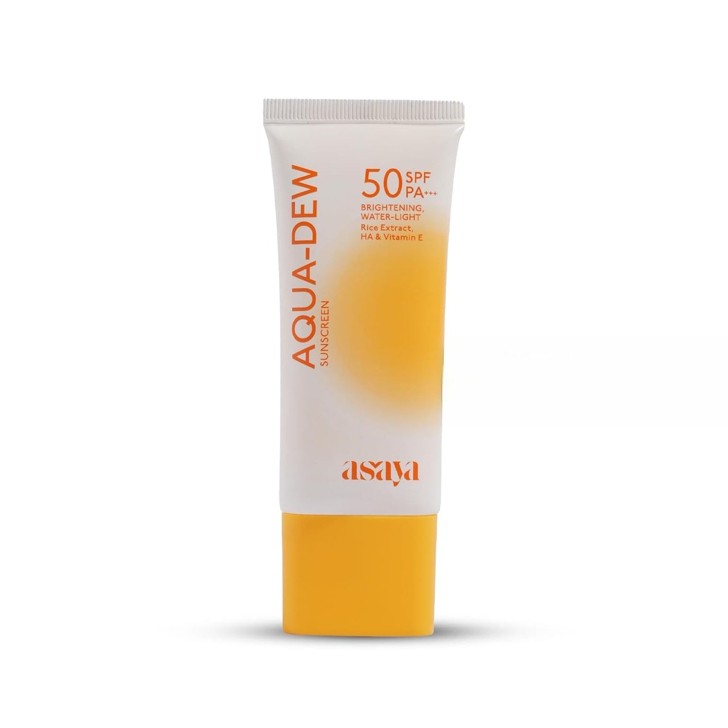 Asaya Aqua Dew Sunscreen SPF 50 PA+++ | Prevents Tanning | Ultra Light Water Sunscreen | For Men & Women | Oily, Dry & Sensitive Skin | 50 ml