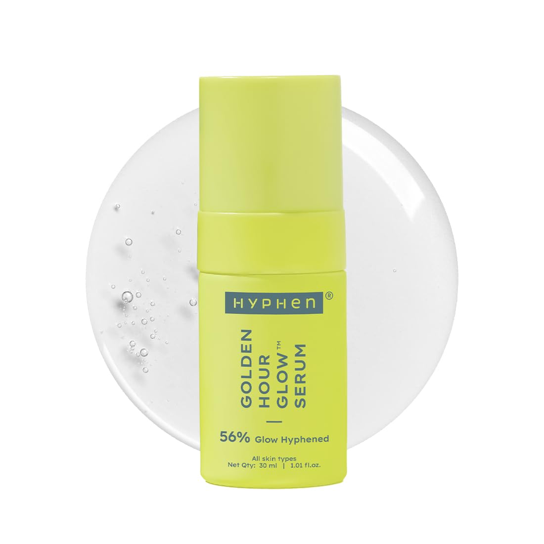 Hyphen Brightening Face Serum with 5% Niacinamide, 1% Alpha Arbutin & 25% Kakadu Plum | 20X Vitamin C for Glowing Winter Skin | Hydrating Serum for Dark Spots, Pigmentation & Dryness | All Skin Types – 30ml