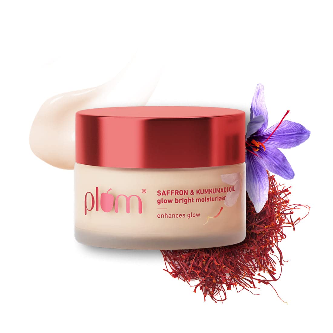 Plum Saffron & Kumkumadi Oil SPF 35 Daily Glow Bright Moisturizing Cream 50g | UVA/UVB Protection | All Skin Types | Women & Men