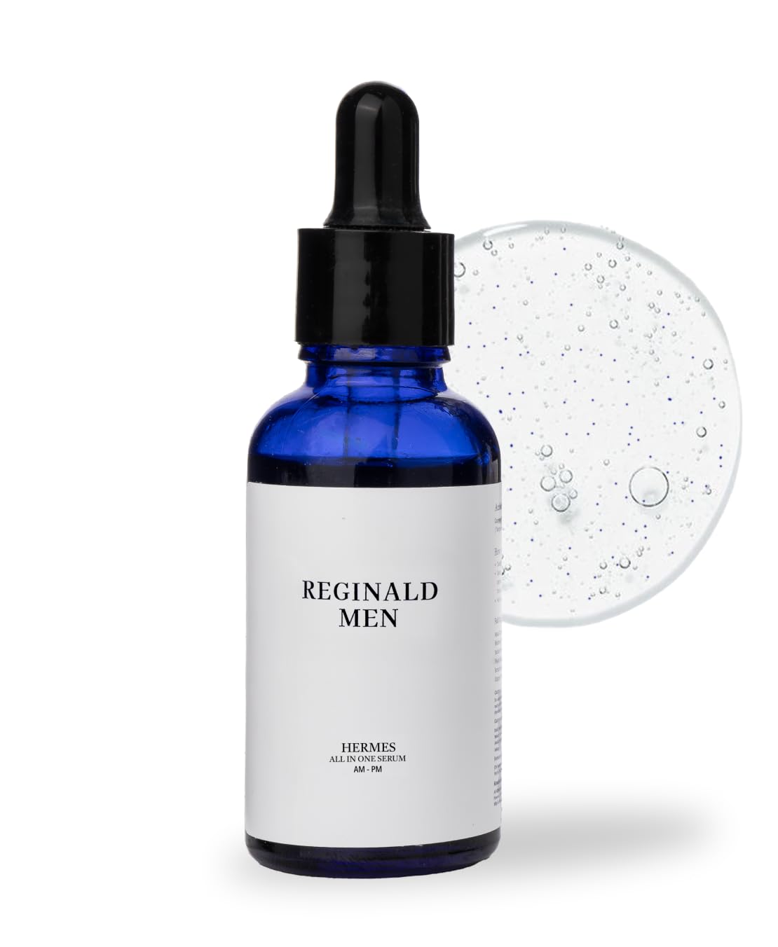 Reginald Men Hermes (30 ml) | All-in-One Face Serum for Skin & Beard Health | Multi-Functional Face & Beard Care