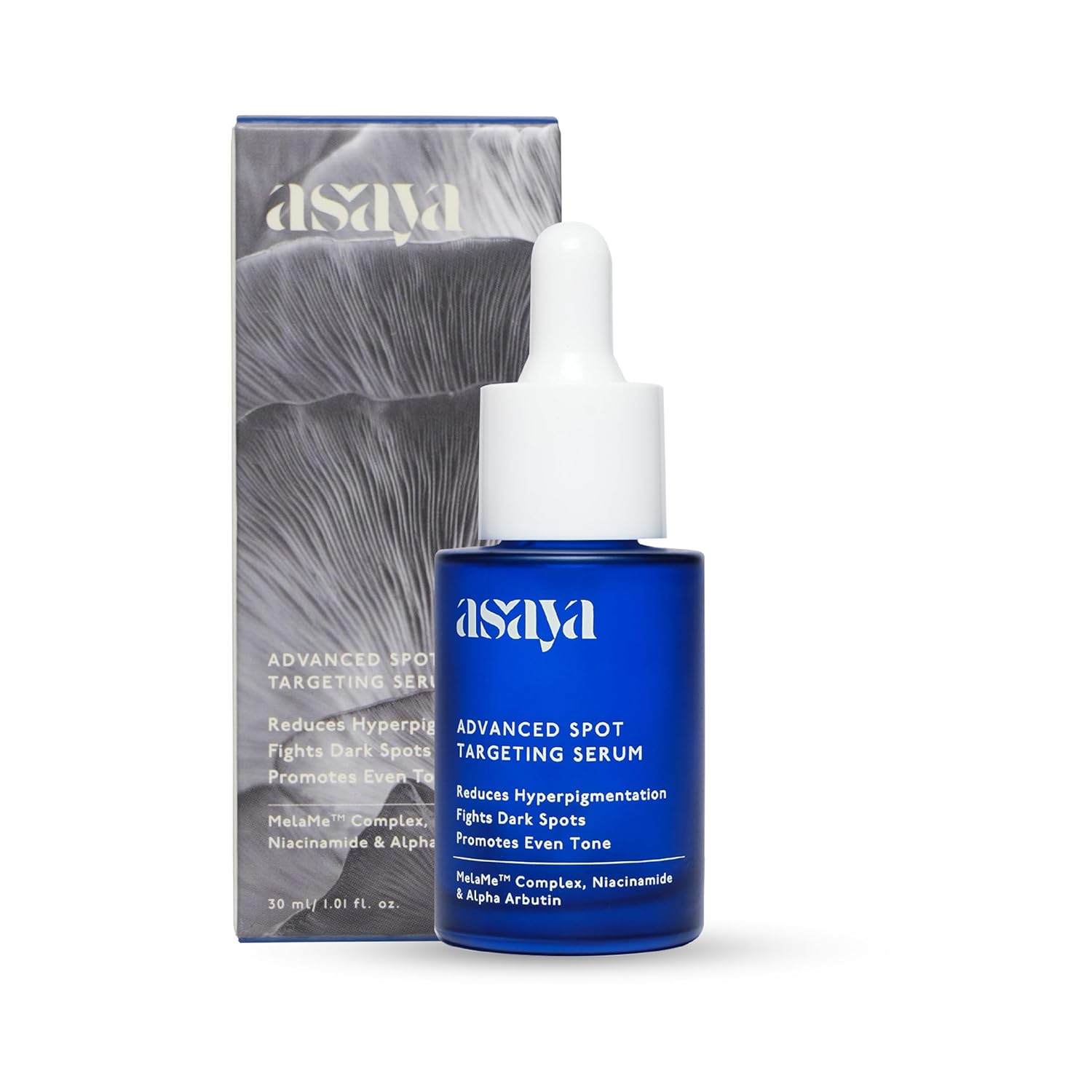 Asaya Advanced Spot Pigmentation Face Serum | Reduces Dark Spots, Melasma, Acne Marks & Hyperpigmentation | MelaMe™ Complex, Niacinamide & Alpha Arbutin | Lightweight & Fast Absorbing | For Men & Women | Oily, Dry & Sensitive Skin - 30ml