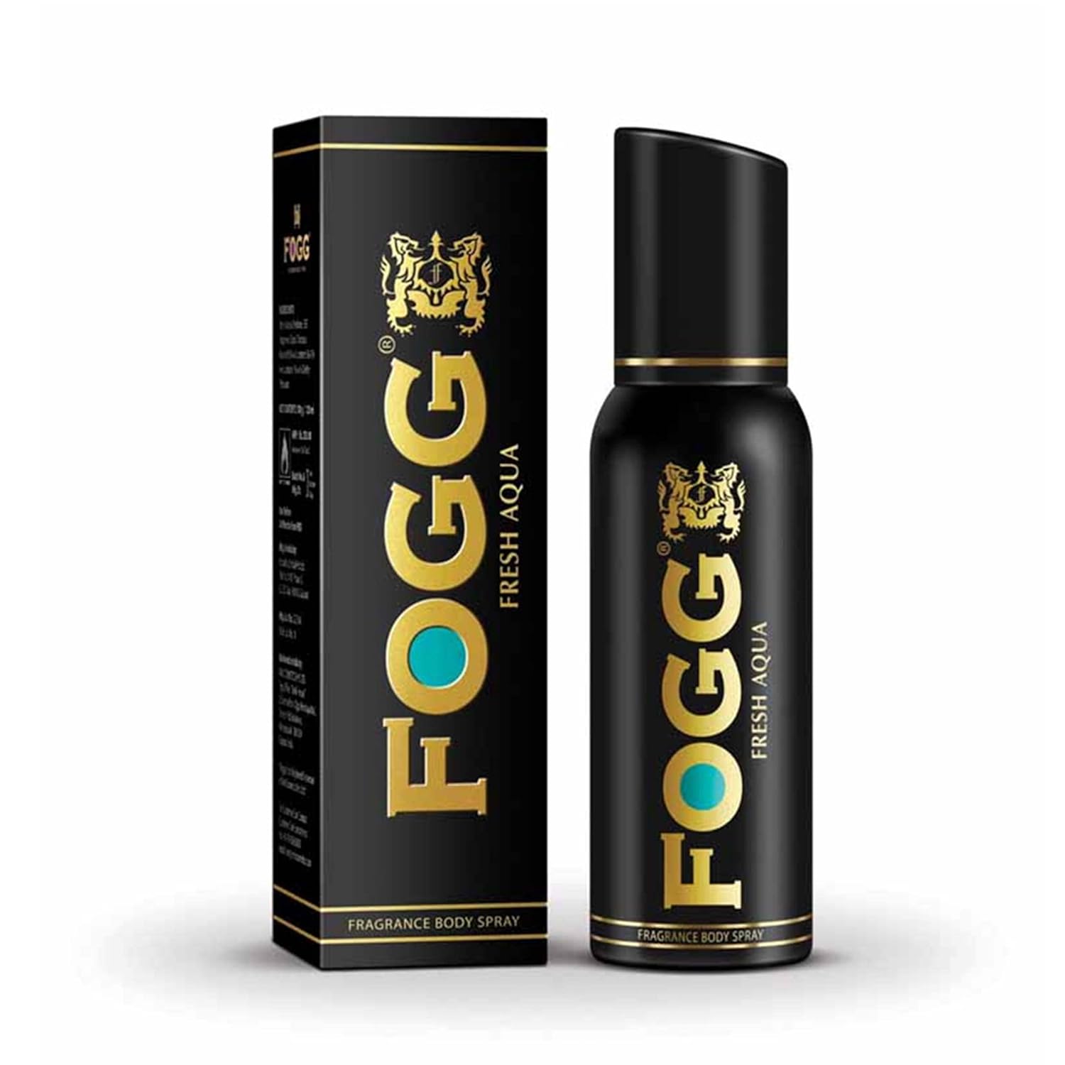 Fogg Fresh Aqua Premium No Gas Deodorant for Men, Long-Lasting Perfume Body Spray, 120 ml