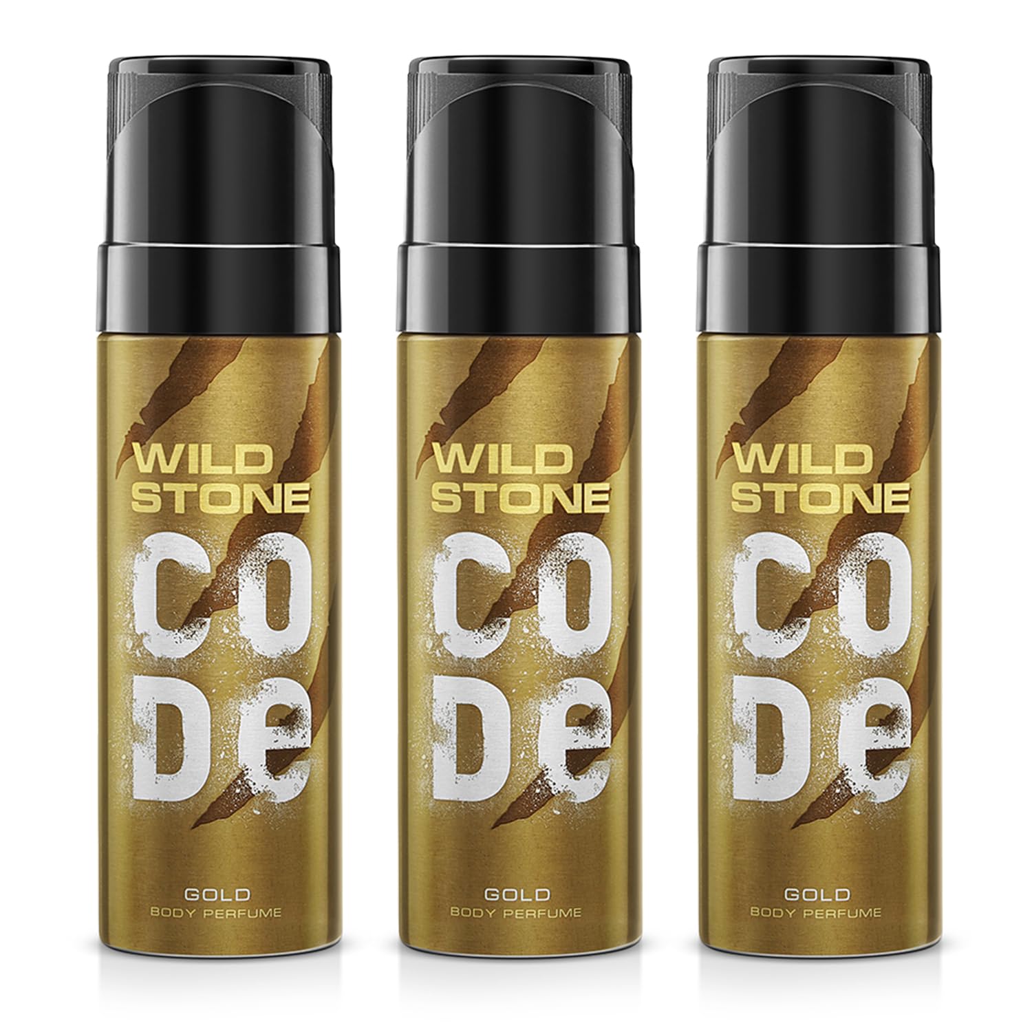 Wild Stone CODE Gold Body Perfume for Men | No Gas Deodorant | Long Lasting Body Spray (150ml)