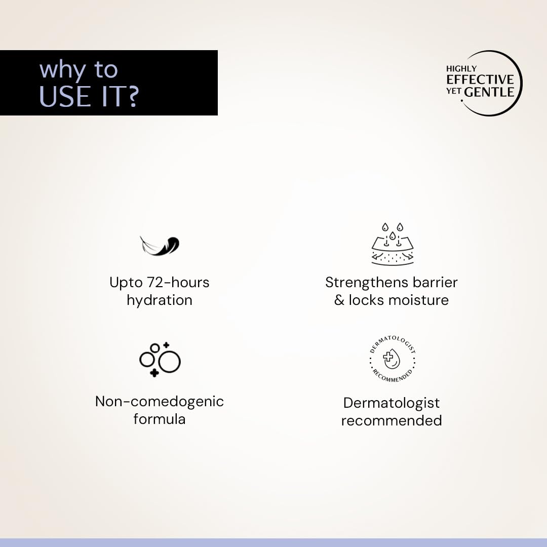 Deconstruct Oil-Free Moisturizer | Non Sticky, Lightweight, Non-Comedogenic & Fast-Absorbing | Tested for 72H Hydration | For Oily, Acne-Prone & Sensitive Skin | 50g