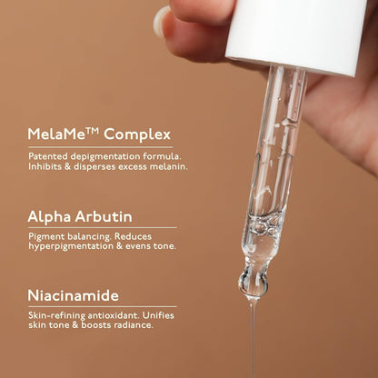 Asaya Advanced Spot Pigmentation Face Serum | Reduces Dark Spots, Melasma, Acne Marks & Hyperpigmentation | MelaMe™ Complex, Niacinamide & Alpha Arbutin | Lightweight & Fast Absorbing | For Men & Women | Oily, Dry & Sensitive Skin - 30ml