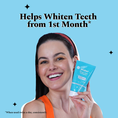 Perfora Teeth Whitening Mini Combo | Purple Serum & Dream White Toothpaste | SLS & Fluroide Free Tooth paste | N-Ha For Teeth Remineralisation | Enamel Safe & Effective Teeth Whitener Solution
