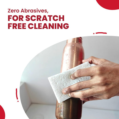 Happi Planet Copper, Bronze & Brass Cleaner | 300 ML | zero Abrasives, zero Scratches | Non-Toxic, Plant Based | Suitable for Drinkware, Cookware, Idols & Diyas | Co- Created with P-TAL