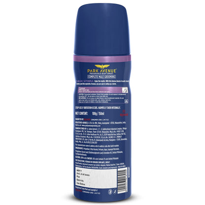 Park Avenue Men's Classic Deo Storm Body Deodorant Spray , 150ml