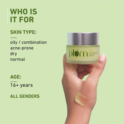 Plum Green Tea Renewed Clarity Night Gel with Glycolic acid | 50ml