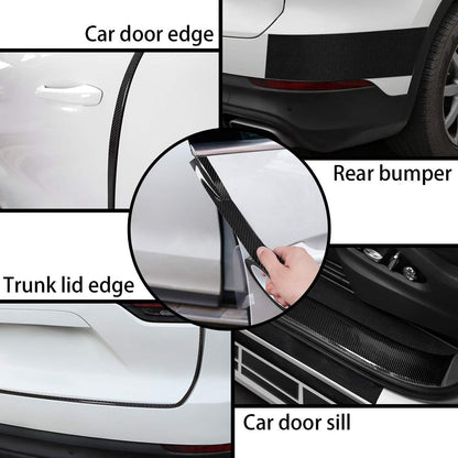 AutoBizarre Carbon Fibre High Gloss Anti Scratch Black Carbon Fiber Paint Protection Film Tape Ppf For Car Protection And Decoration - 2 Inches X 5 Meters