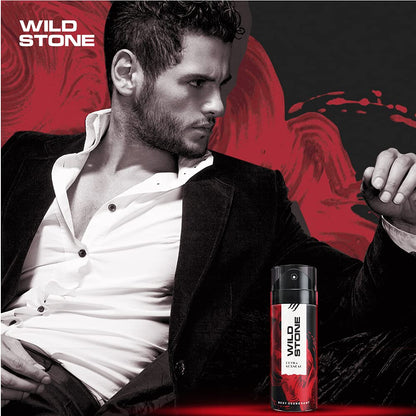 Wild Stone Ultra Sensual Long Lasting Masculine Deodorants, Body Spray for Men (225 ml)