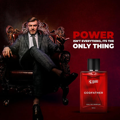 BEARDO Dark Side & Godfather Perfume For Men Spicy Scent Liquid, 100 Ml X 2 | Strong Long Lasting Fragrance | Eau De Parfume | Aromatic, Spicy | Christmas Gift For Men | Gift For Friends