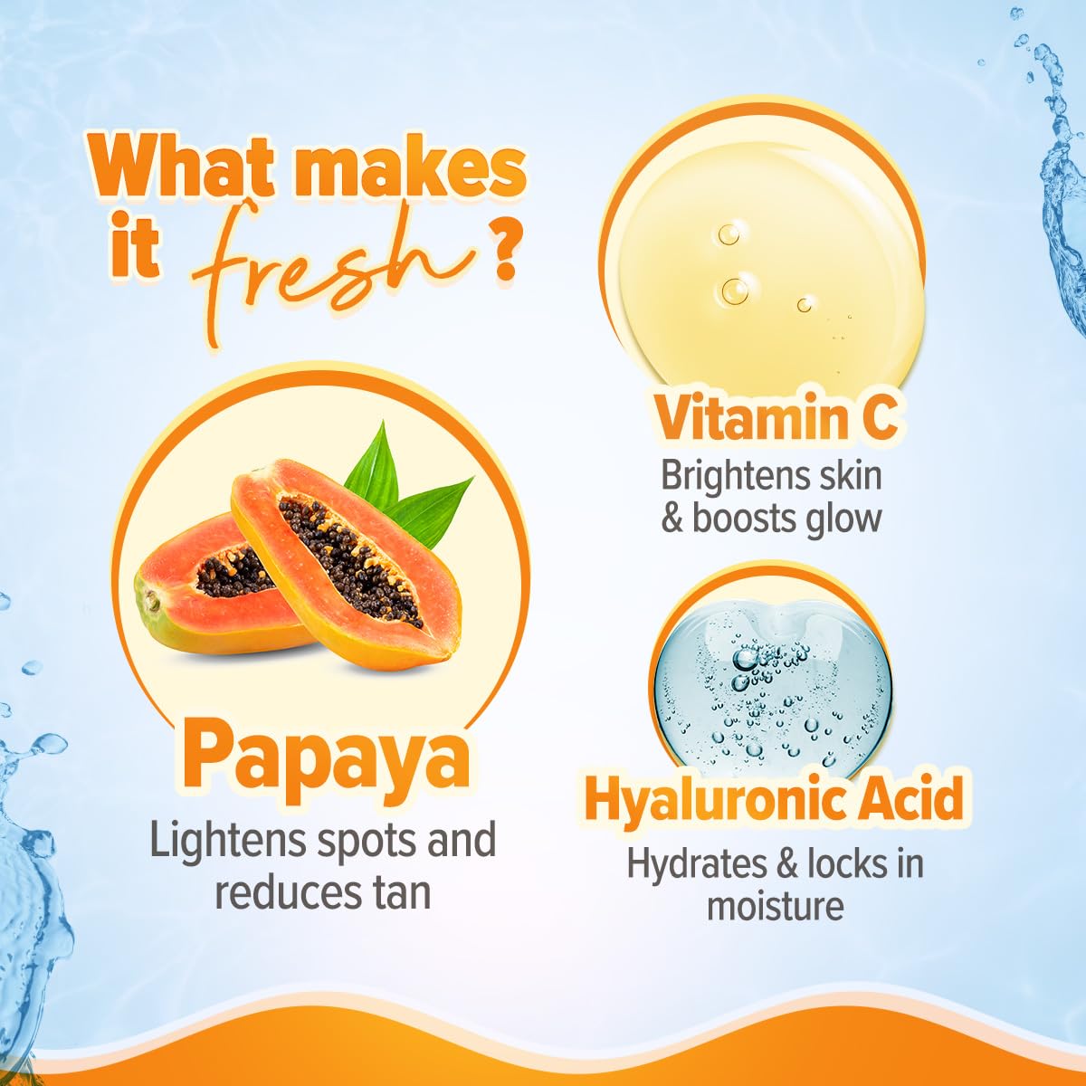 Aqualogica Glow+ Oil-Free Moisturizer with Papaya & Vitamin C | Moisturizes to Enhance Glow & Texture | Controls Excess Oil | 100g
