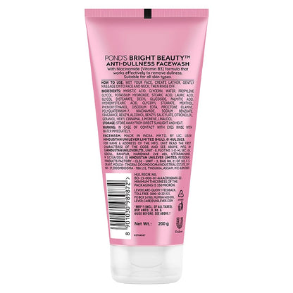 POND'S Bright Beauty Spot Less Fairness Face Wash| Removes Dead Skin And Dark Spots| 200 g