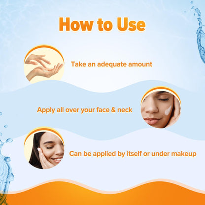 Aqualogica Glow+ Oil-Free Moisturizer with Papaya & Vitamin C | Moisturizes to Enhance Glow & Texture | Controls Excess Oil | 100g