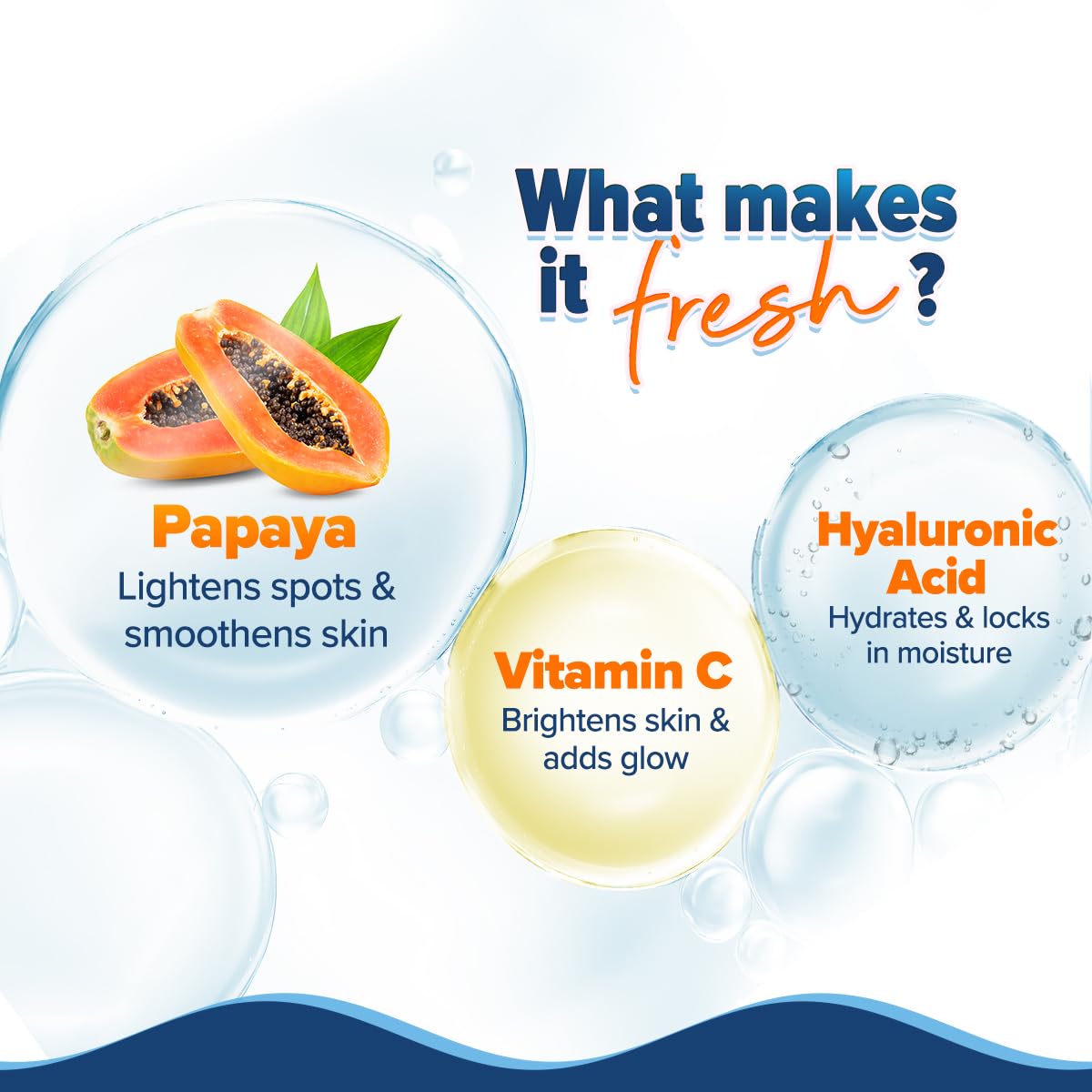 Aqualogica Glow+ Hydra Gel Moisturizer with Vitamin C & Papaya - 100 g