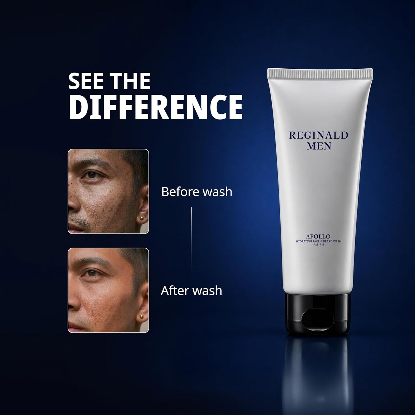 Reginald Men Apollo - Hydrating Face & Beard Wash (200G)