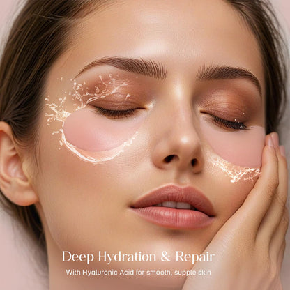 SeoulSkin Snail Mucin Under Eye Serum Patches (32 Pcs) – Korean Eye Patches for Dark Circles, Puffy Eyes, Hydrates & Repairs with Niacinamide & Hyaluronic Acid – Paraben-Free, Sulphate-Free, Cruelty-Free
