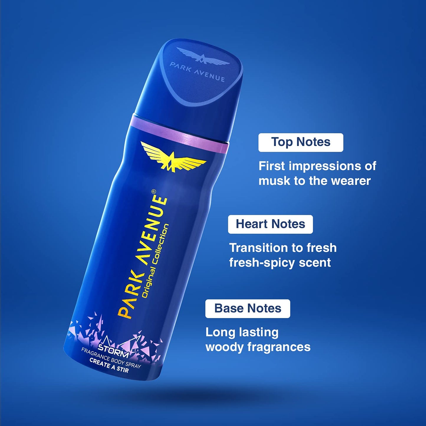 Park Avenue Men's Classic Deo Storm Body Deodorant Spray , 150ml