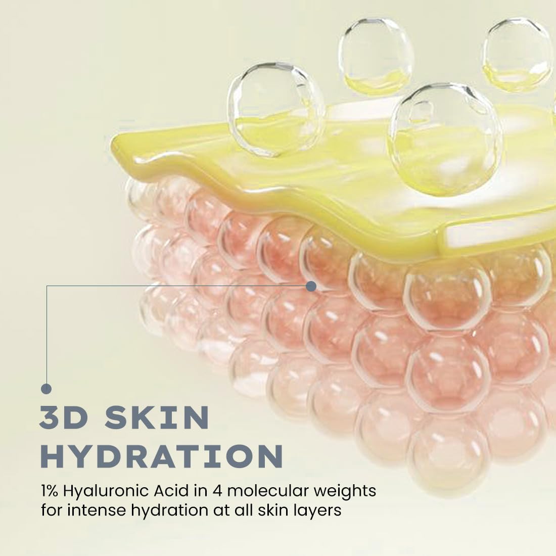 Hyphen 1% Hyaluronic Ultra Light Water Sunscreen SPF 50 PA ++++ | Korean Sunscreen for Men & Women | 50ml