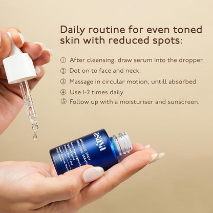 Asaya Advanced Spot Pigmentation Face Serum | Reduces Dark Spots, Melasma, Acne Marks & Hyperpigmentation | MelaMe™ Complex, Niacinamide & Alpha Arbutin | Lightweight & Fast Absorbing | For Men & Women | Oily, Dry & Sensitive Skin - 30ml