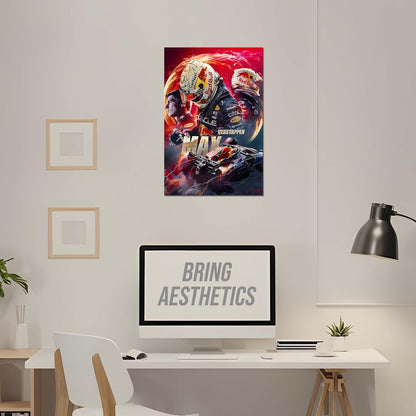 Roostaflag F1 Posters for Wall Max Verstappen A3 | Max Verstappen Posters for Wall | F1 Stickers Wall Aesthetic | Big Formula 1 Poster for Room Decor | Max Verstappen Car Wall Poster for Bedroom