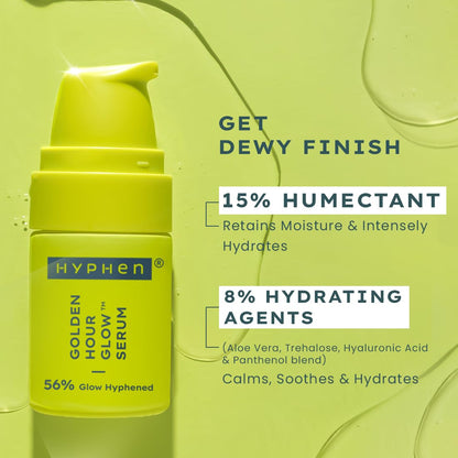 Hyphen 5% Niacinamide, 1% Alpha Arbutin & 25% Kakadu Plum Brightening Face Serum | 20X Vitamin C for Glowing Winter Skin | All Skin Types – 15ml