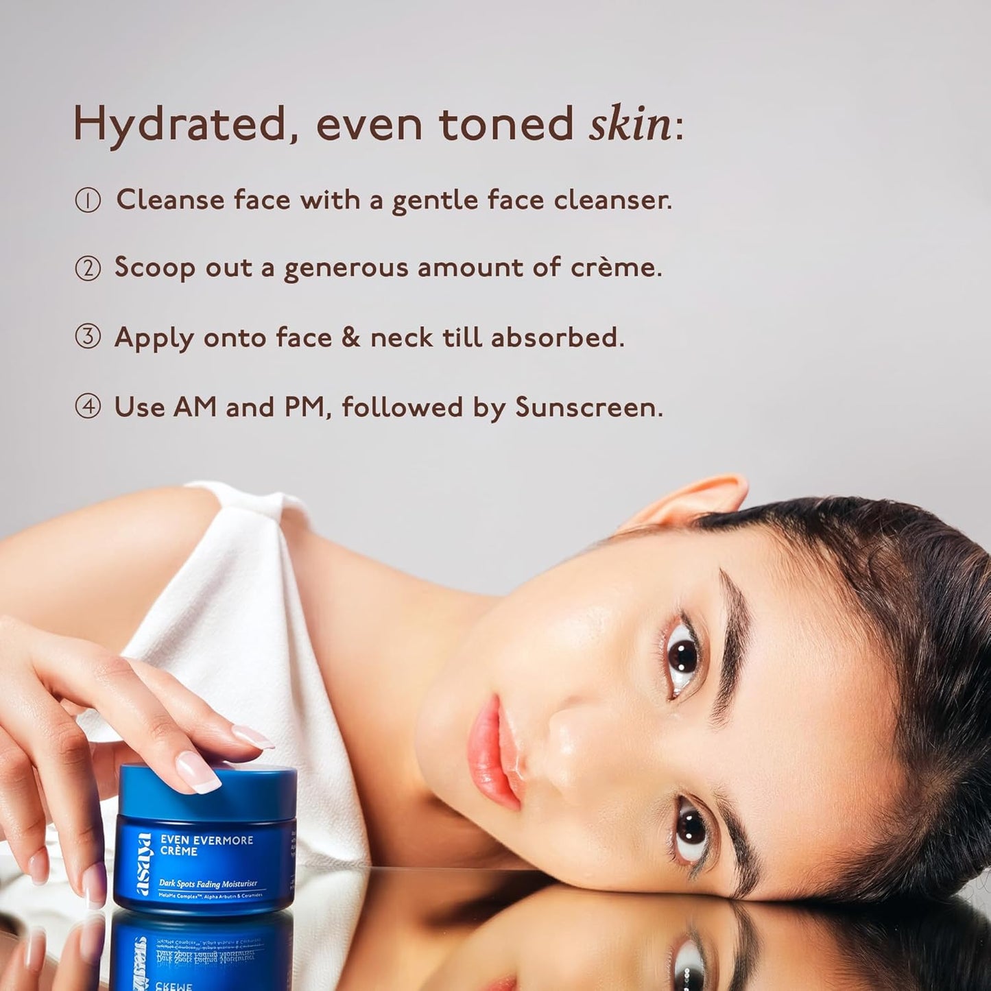 Asaya Ceramides Moisturizer with Alpha Arbutin | Oily Dry & Combination Skin | Men & Women | 50g