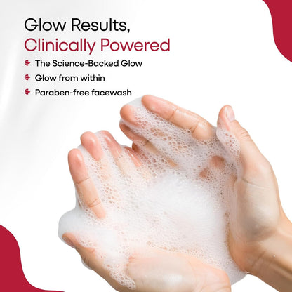 Ethiglo Deep Cleansing Facial Foam Face Wash for Healthy, Soft and Smooth Skin | Suitable for All Skin Types | Pack of 1 (70ml)
