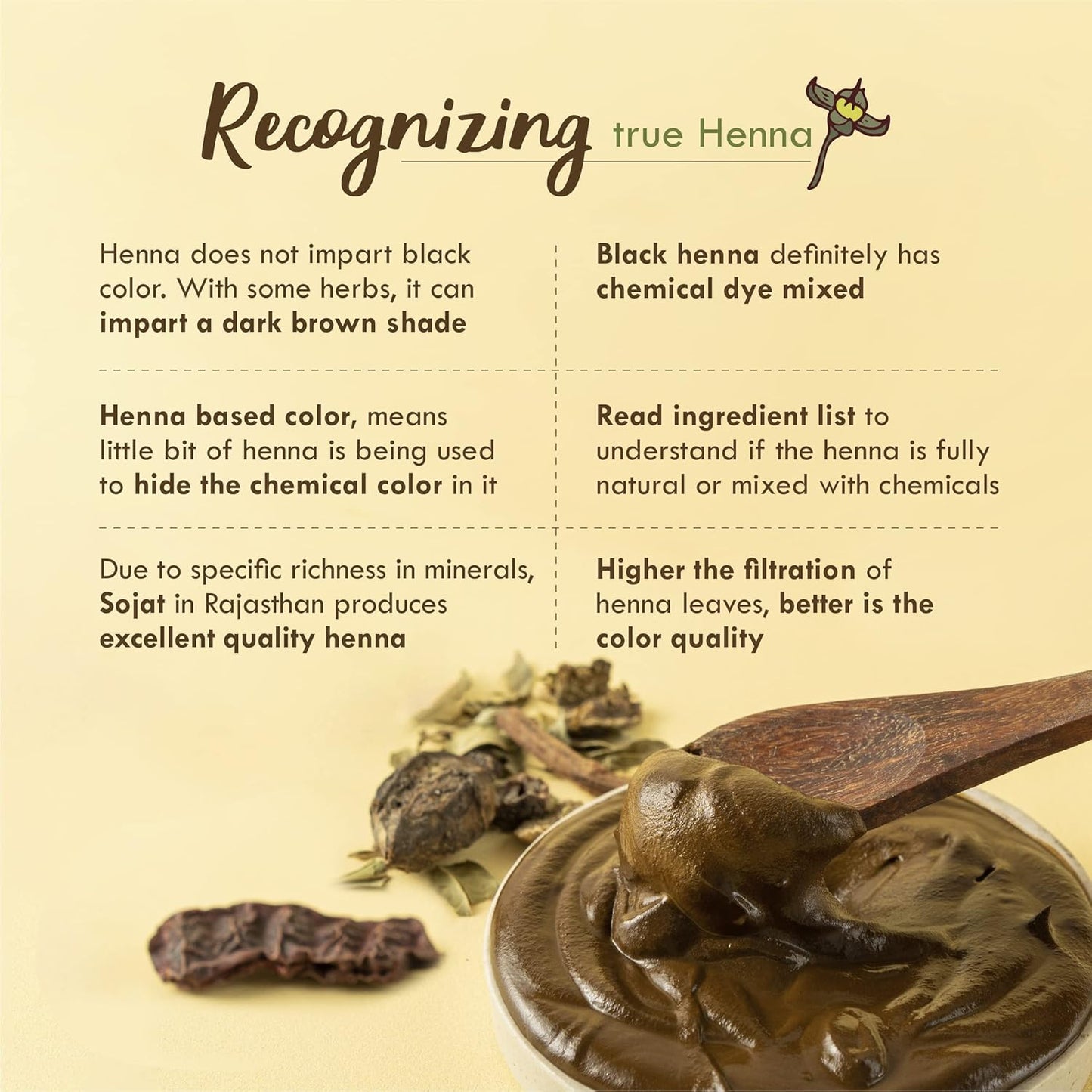 Nat Habit - Fresh Ready To Apply Henna Paste, Pre-Soaked in Black Tea and Herbs,100% Natural Rajasthani Henna (Pack of 2 x 220g)