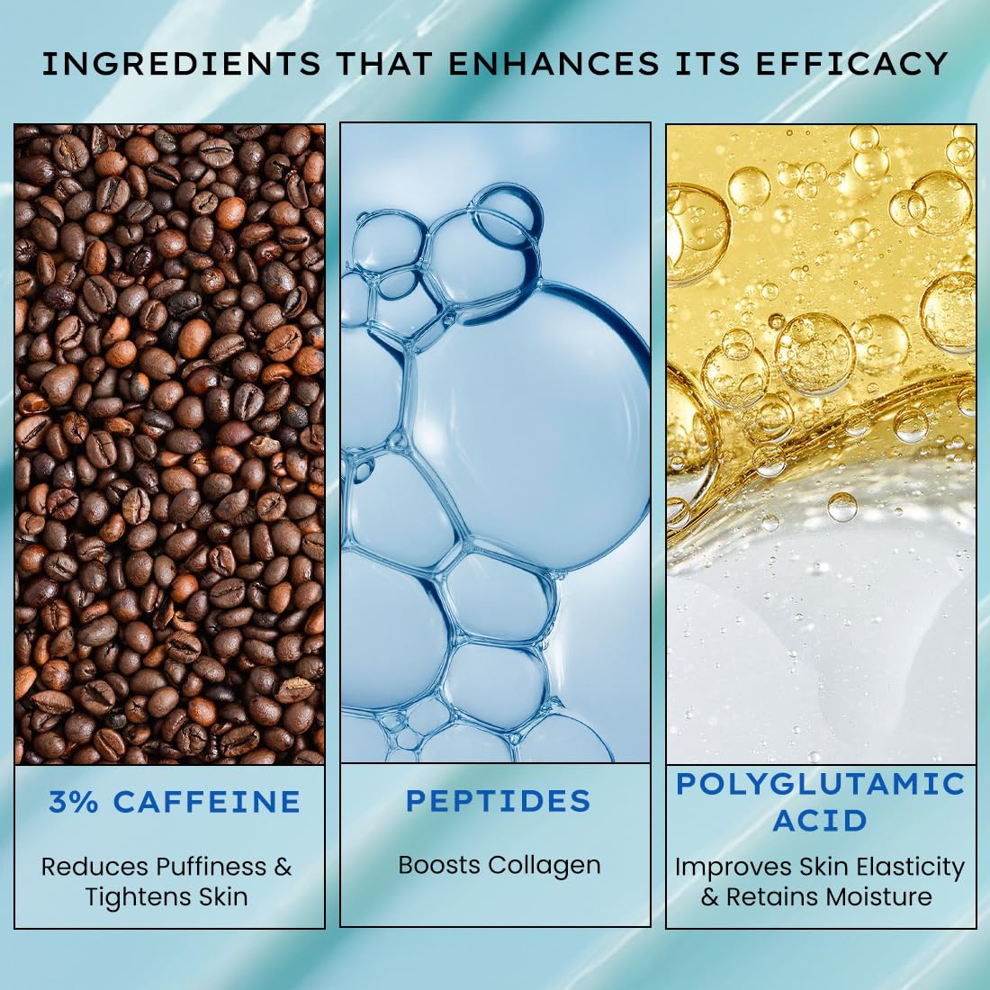 Hyphen Ice Dunk Instant Cooling Face Mask with 31% Skin Cooling Actives | 3% Caffeine - Instant Depuff, Tightening & Pore Reduction | Winter Face Care Routine | Collagen Boost Cryo Therapy Face Pack For Glowing Skin - 50 gm