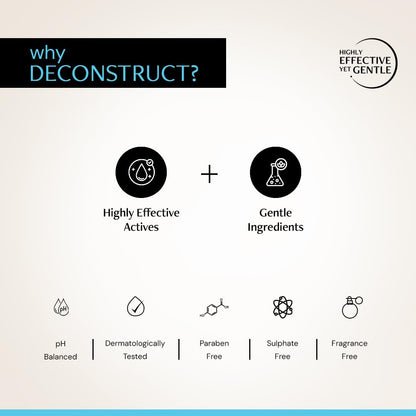 Deconstruct Hyaluronic Acid Lip Balm With 1% Cupuacu Butter | Protects & Nourishes Dry Chapped Lips | Lip Balm For Women & Men | 4gm