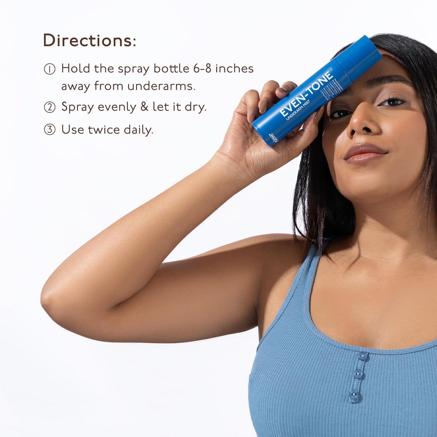 Asaya Even Tone Underarm Mist | Lightweight Spray for Underarm Pigmentation Removal & Odour Control | Even Tone Underarm Mist for Dark Underarms | 100 ml