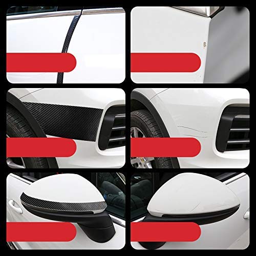 AutoBizarre Carbon Fibre High Gloss Anti Scratch Black Carbon Fiber Paint Protection Film Tape Ppf For Car Protection And Decoration - 2 Inches X 5 Meters