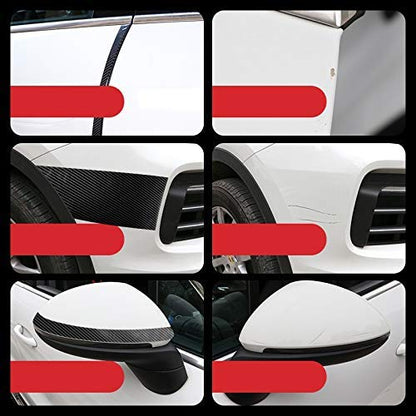 AutoBizarre Carbon Fibre High Gloss Anti Scratch Black Carbon Fiber Paint Protection Film Tape Ppf For Car Protection And Decoration - 2 Inches X 5 Meters