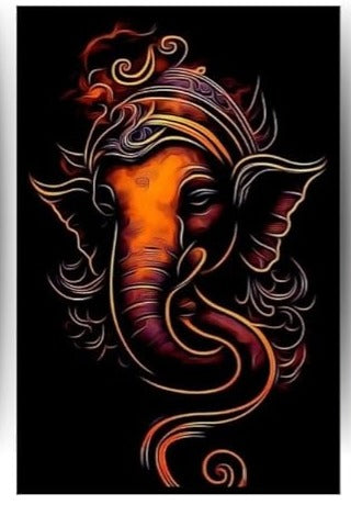 Aesthetic Divine God Posters with Black Border, Spiritual Deity Wall Art for Peace and Serenity V3